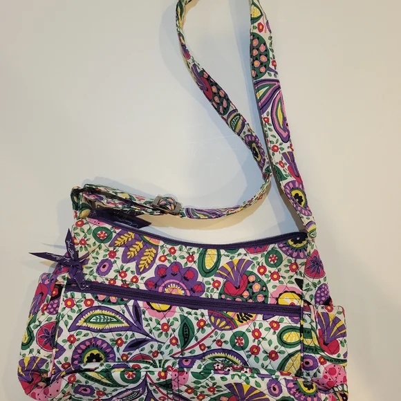 Vera Bradley Floral Multicolor Shoulder Bag - Picture 2 of 6